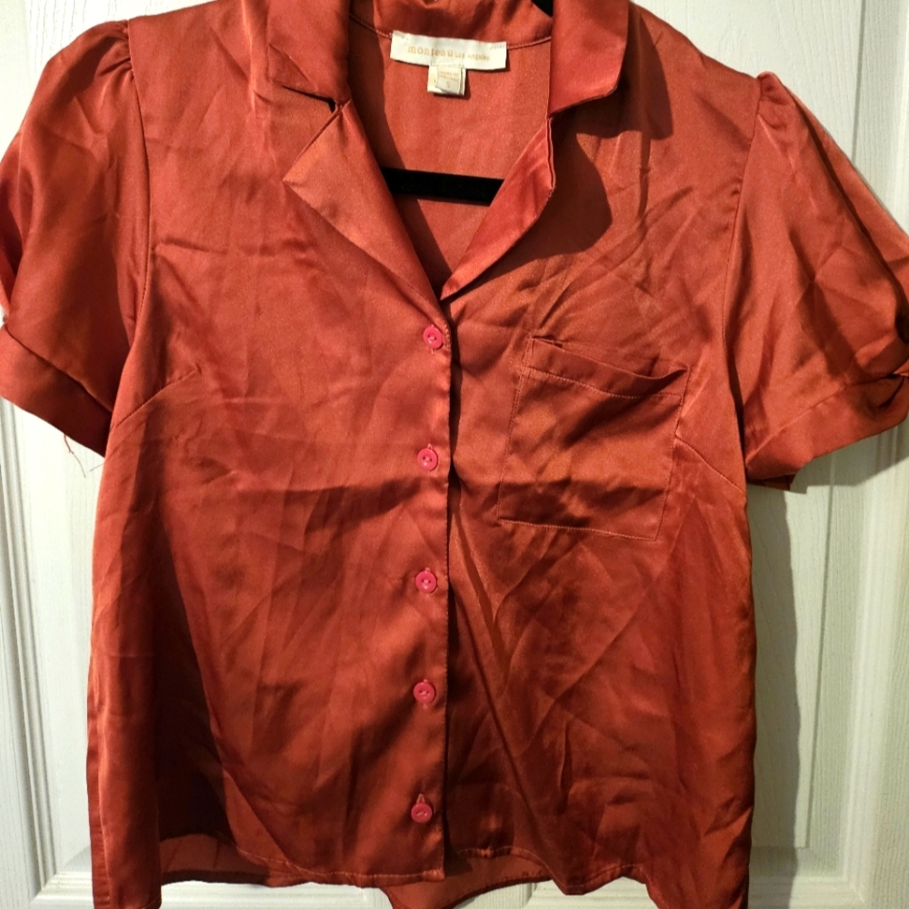 Satin top